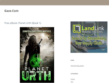 Tablet Screenshot of gaze.com