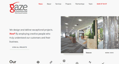 Desktop Screenshot of gaze.co.nz